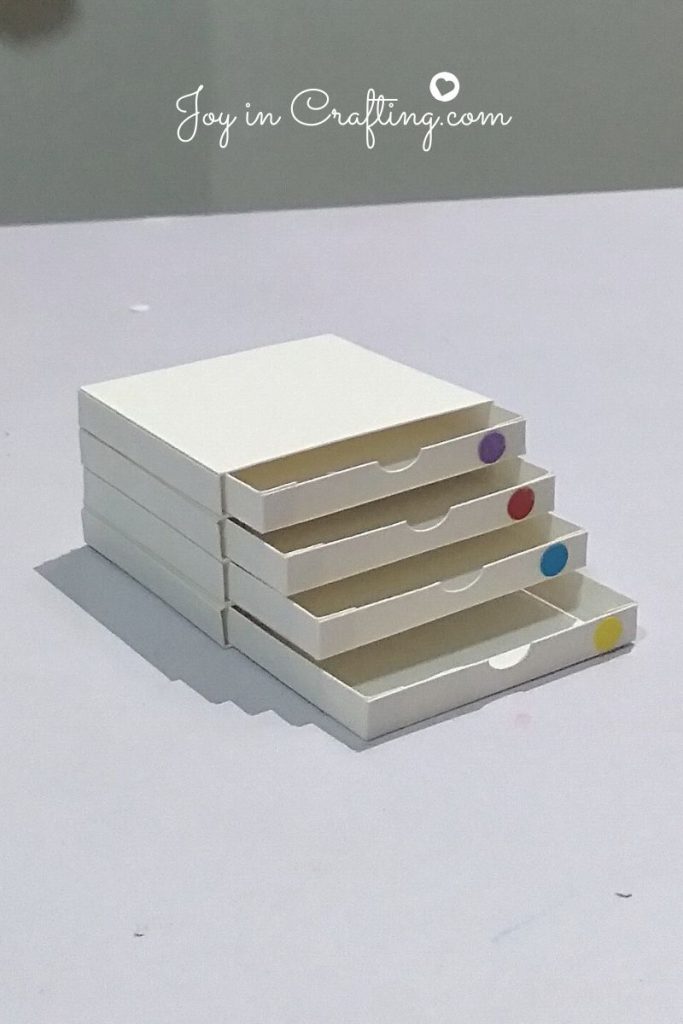 Miniature Filing Cabinet