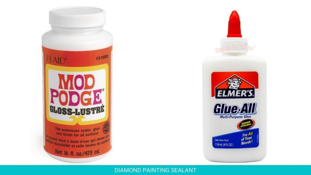 How to Seal Diamond Painting, Sealing DP Using Elmer's Glue