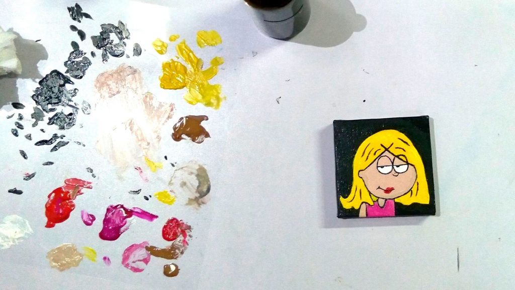 Mini Canvas Painting for Beginners