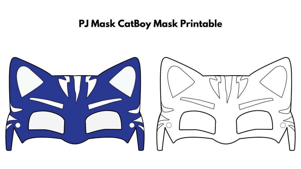 PJ Masks Printable Coloring Page