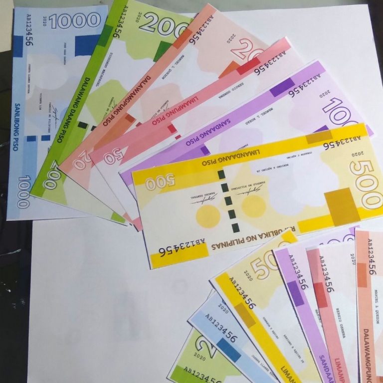 Printable Philippine Peso Play Money 2020 Joy in Crafting