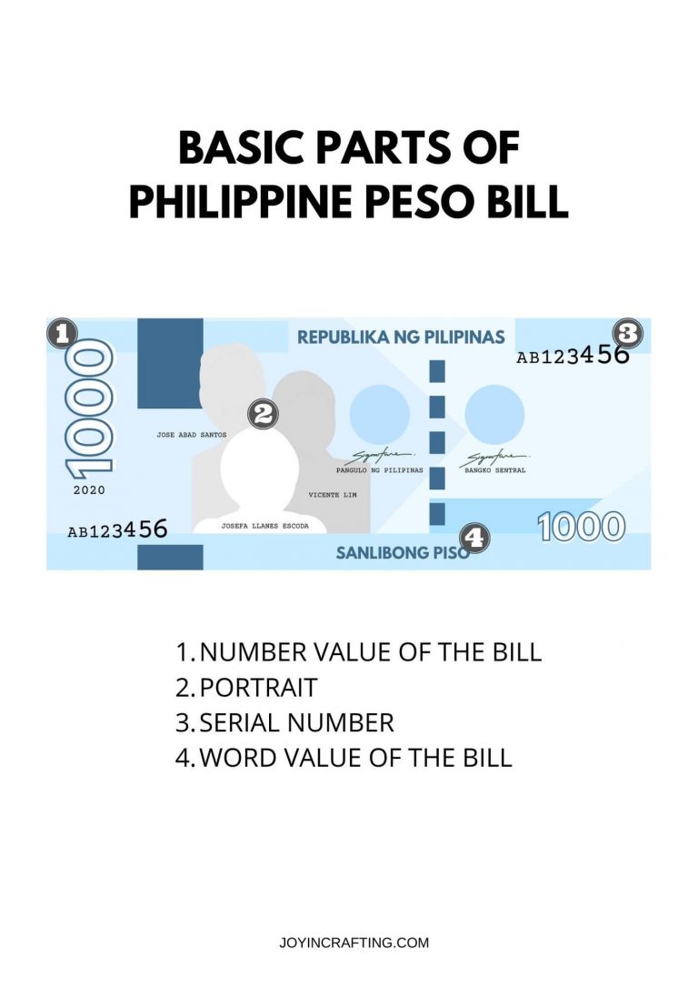 Printable Philippine Play Money - Joy in Crafting