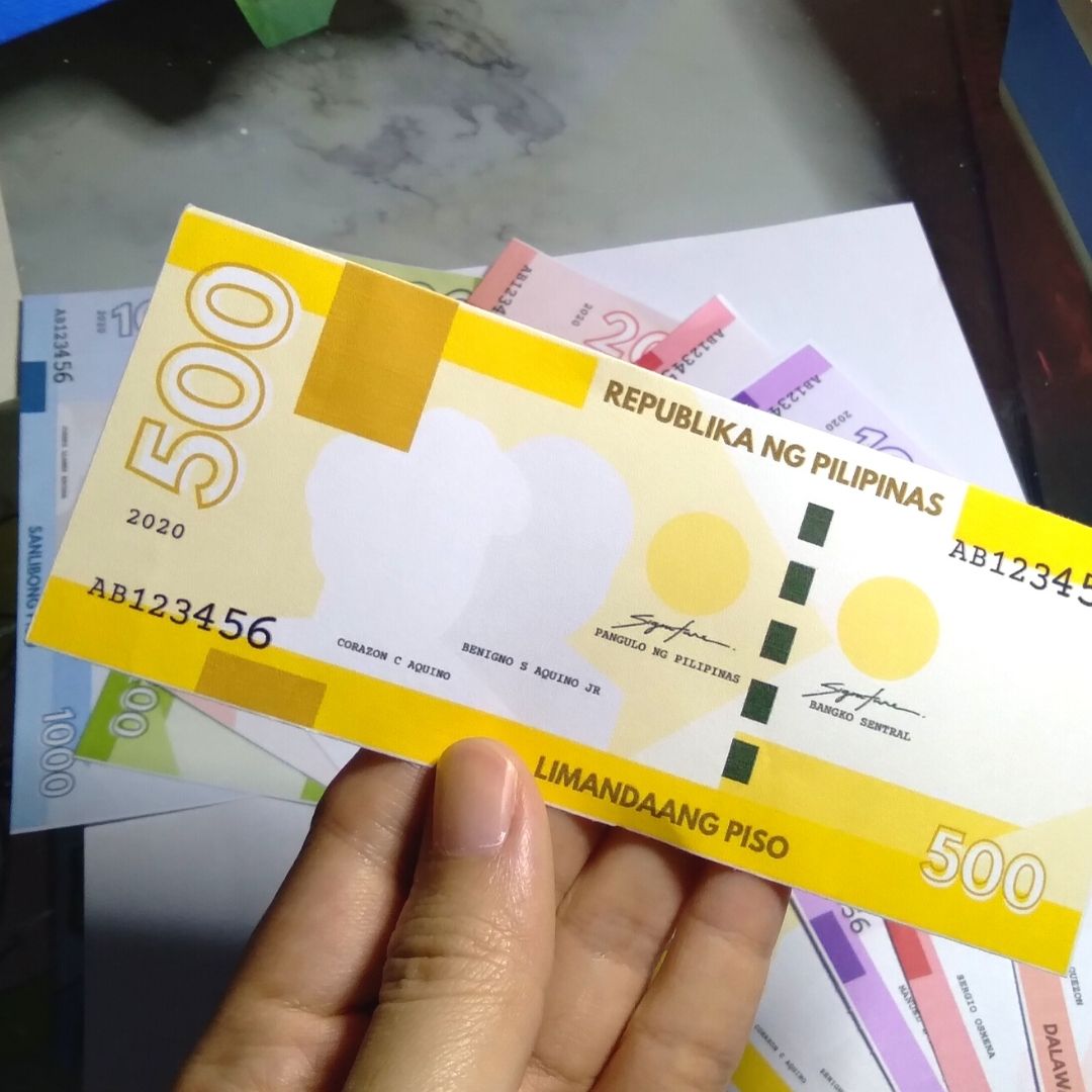 Printable Philippine Play Money - Joy in Crafting