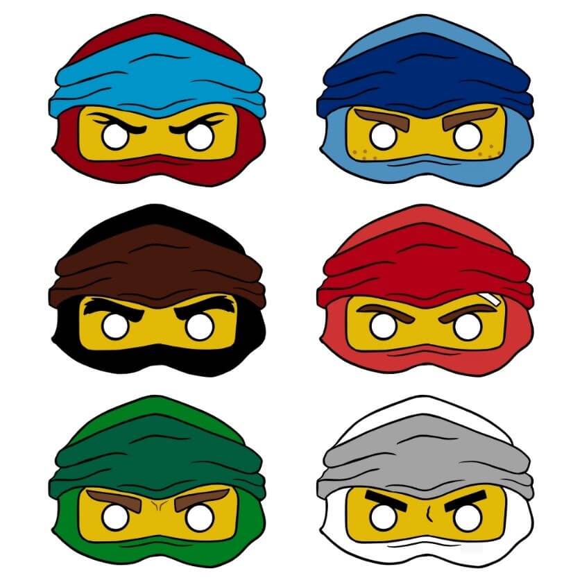 Bogen Hand Voll Kommentieren Lego Ninjago Mask Printable H pfen Strahl
