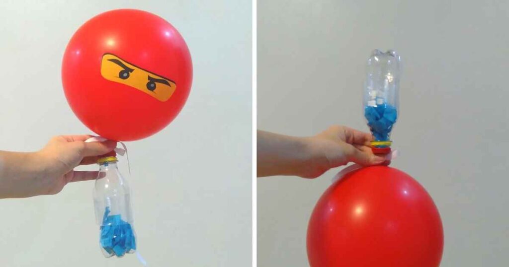 DIY Party Popper using Balloon and Plastic Bottle