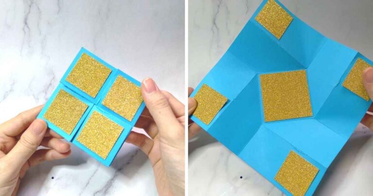 Printable Card Untangled How to Make Infinity Never Ending Card - Joy in Crafting