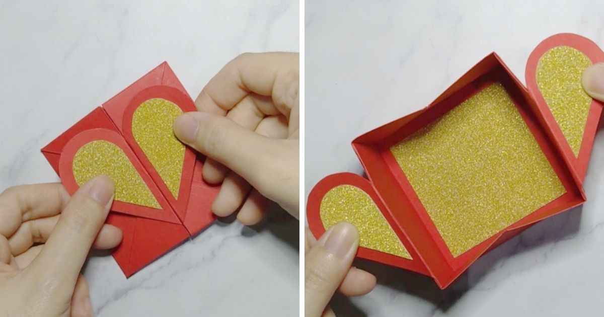 How to Make Valentines Heart Pop Box Template