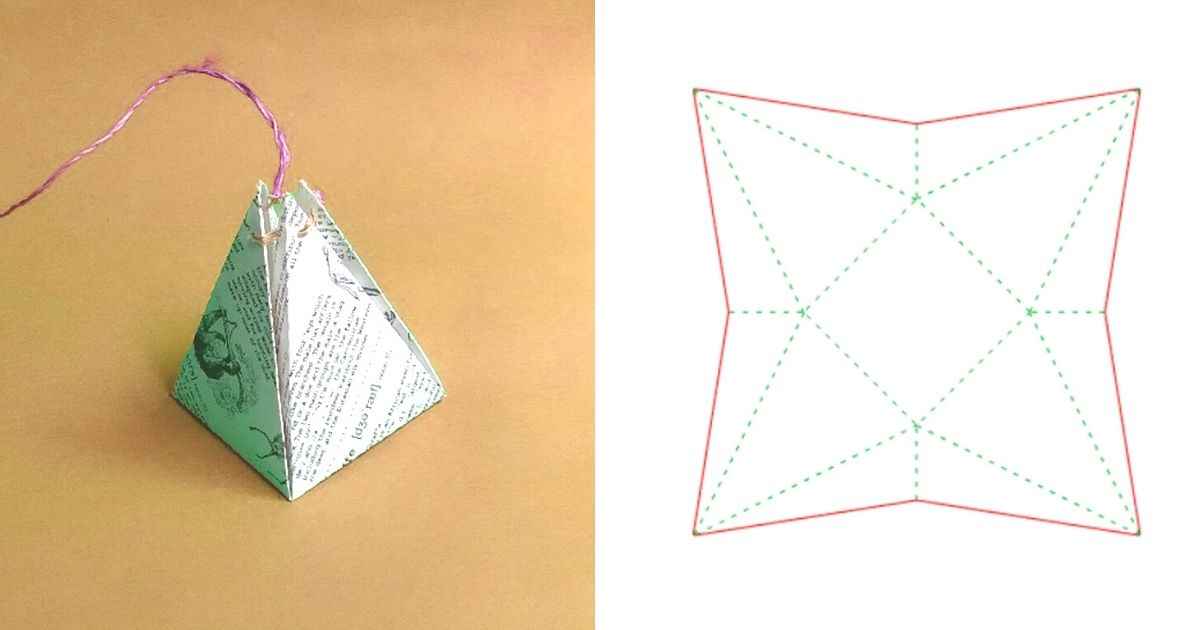 How to Make a Pyramid Shaped Box