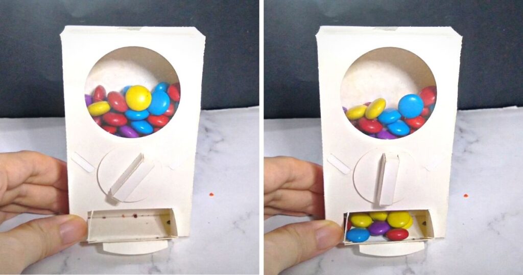 Easy Paper Candy Dispenser with Template - Joy in Crafting