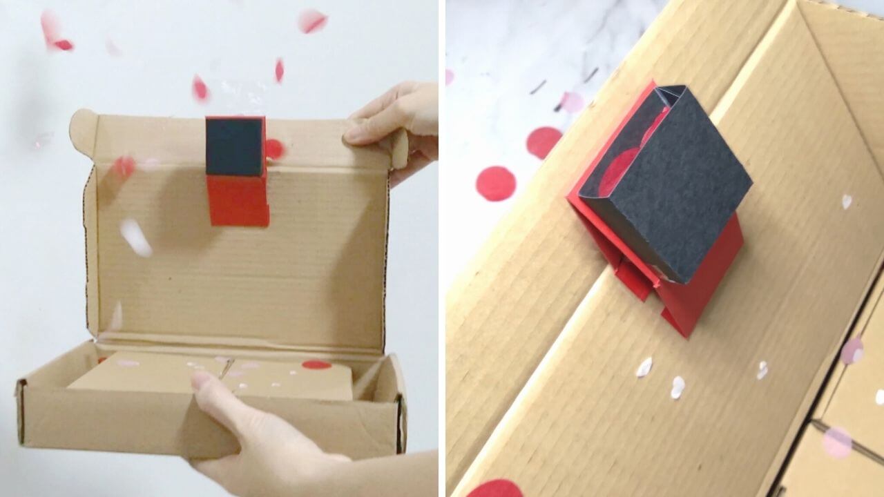 Confetti Bomb Launcher for Gift Box Joy in Crafting