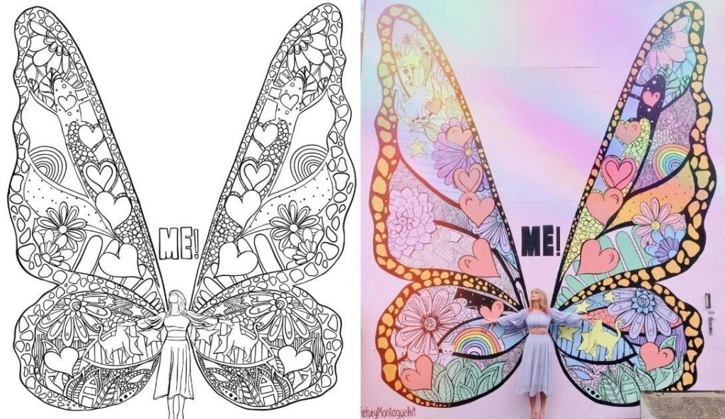 Taylor Swift Coloring Page Me!