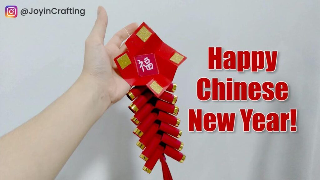 Chinese New Year Crafts DIY Firecrackers