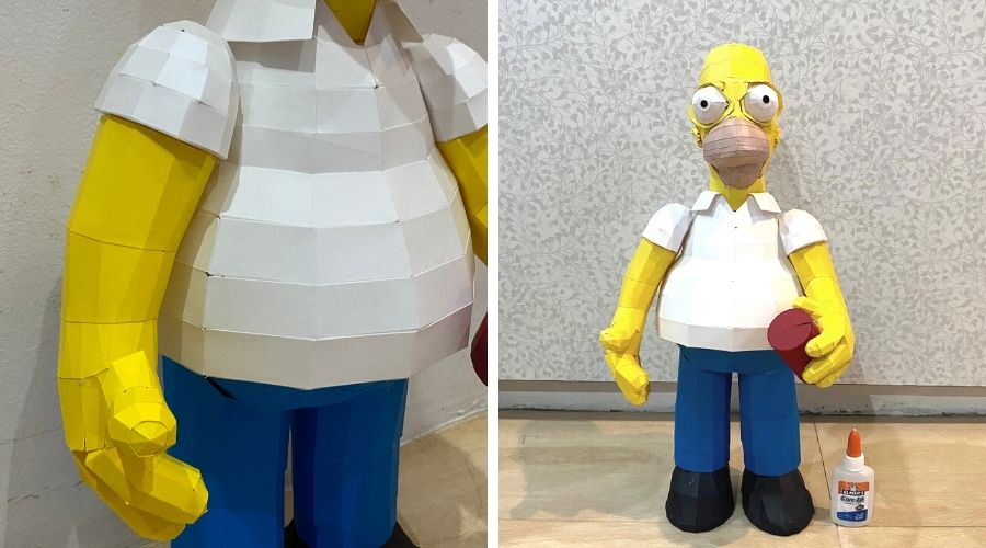 Homer Simpsons 3D Lowpoly