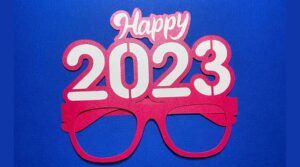 2023 Party Glasses Template