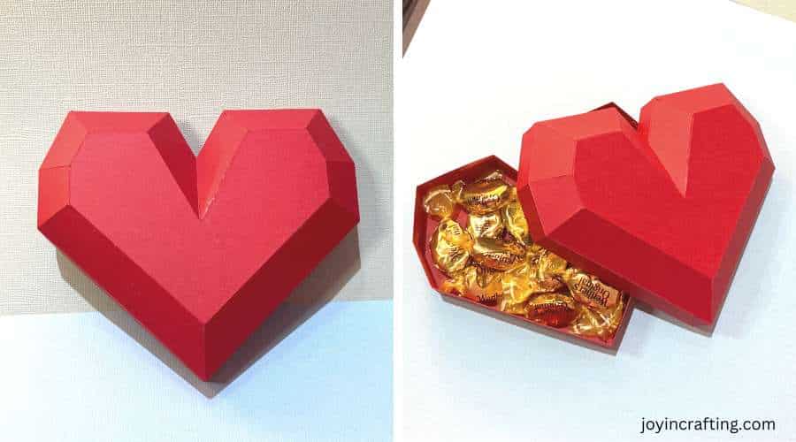 Paper Heart Box