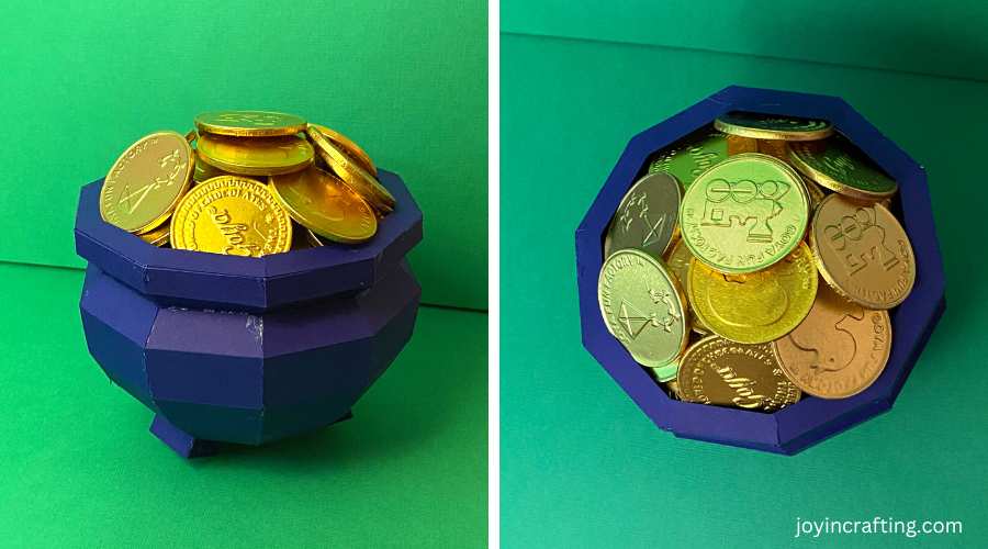 3D paper Pot of Gold