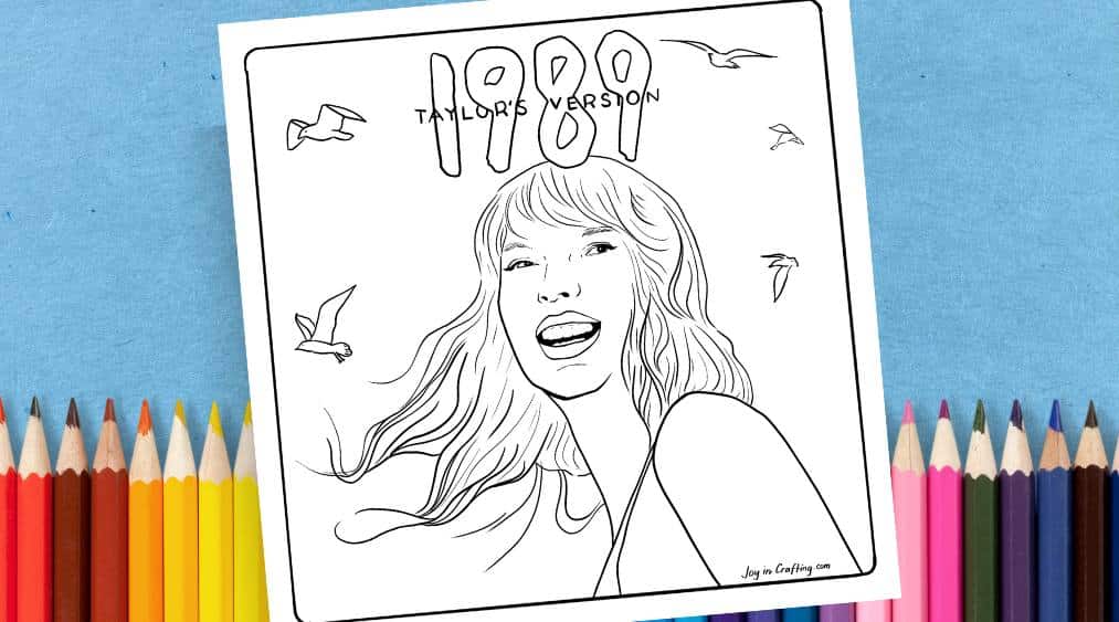 1989 Taylor’s Version Coloring Page (Fan Art)