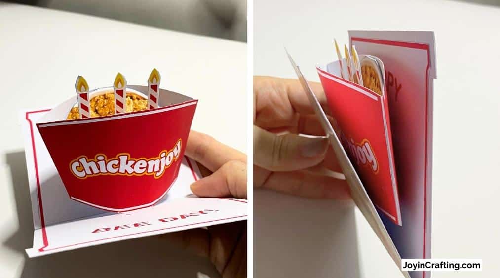 Jollibee Chicken Bucket Card