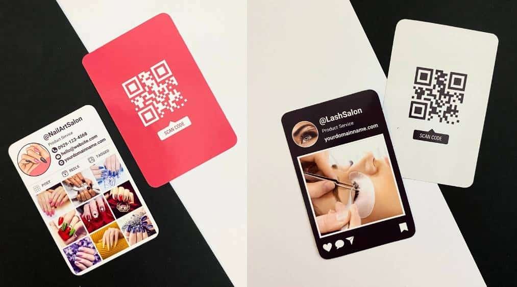 Instagram Business Card Template (Editable in Canva) Joy in Crafting