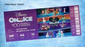 Disney on Ice Ticket Template Printables - Joy in Crafting