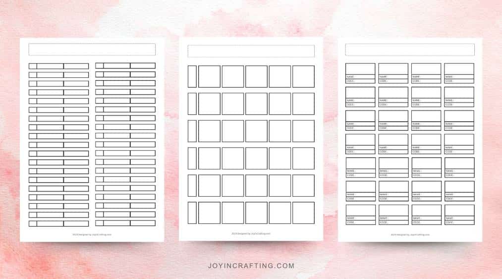 Printable Color Swatch
