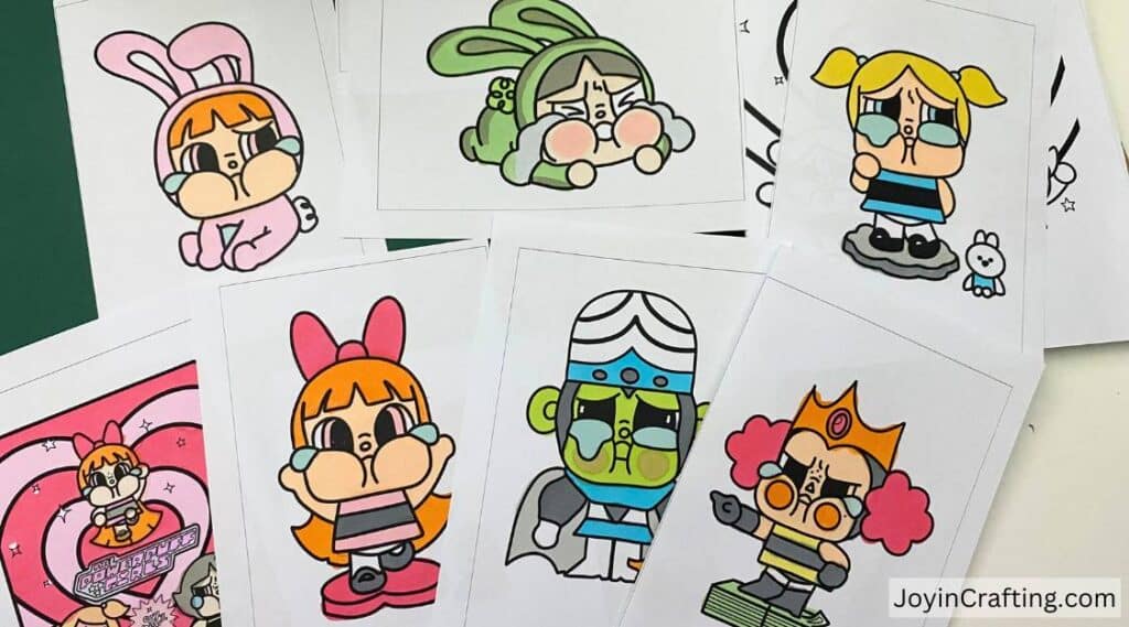 Powerpuff Girls Crybaby Coloring Pages