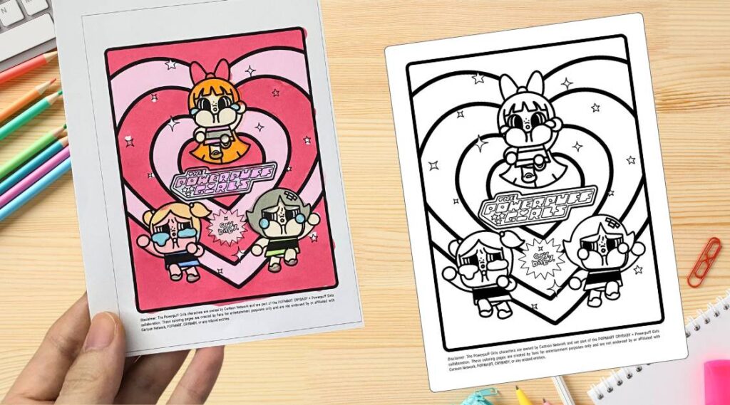 Powerpuff Girls Crybaby Coloring Pages